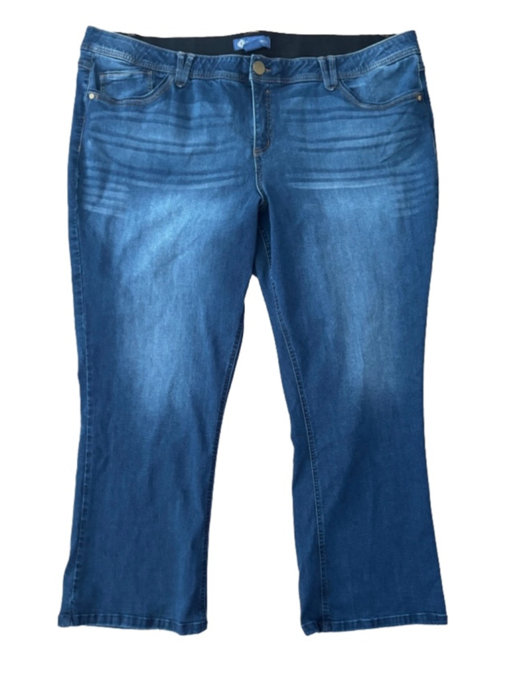 Democracy “Ab”Solution medium wash boot cut jeans 24W casual denim classic